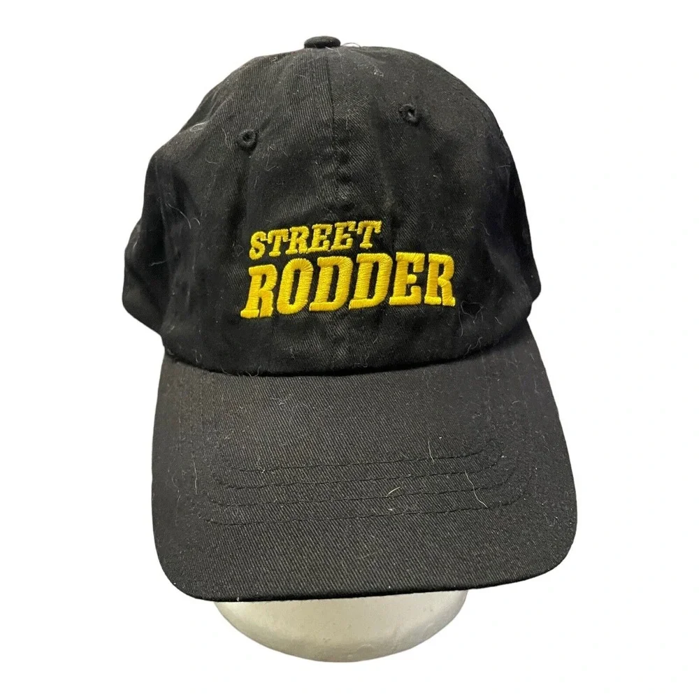 Street Rodder Magazine Dad Hat Ball Cap Hook‎ And Loop Closure